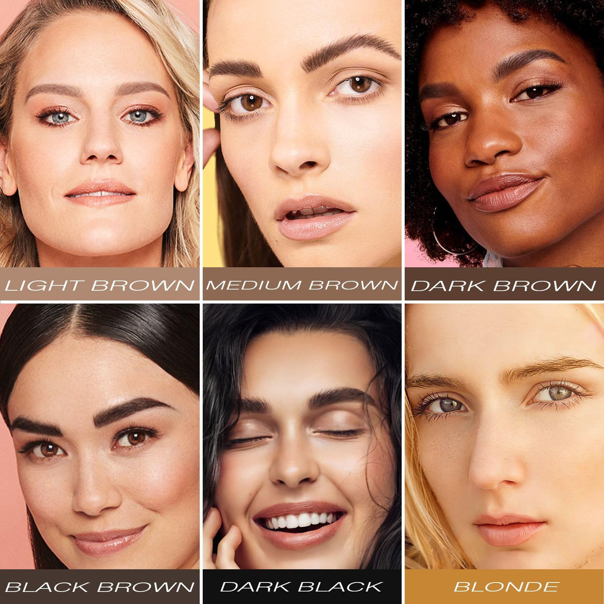 Ihrlpxkc Eyebrow Stamp Stencil Kit packaging