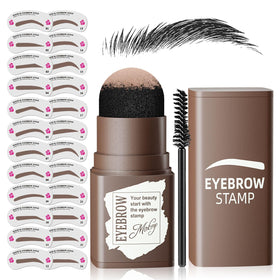 Ihrlpxkc Eyebrow Stamp Stencil Kit with 24 shapes front view