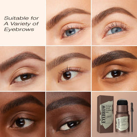 Ihrlpxkc Eyebrow Stamp Stencil Kit with brush