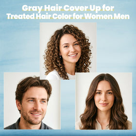IIIMEIDU Chestnut Brown Hair Dye Shampoo application scene