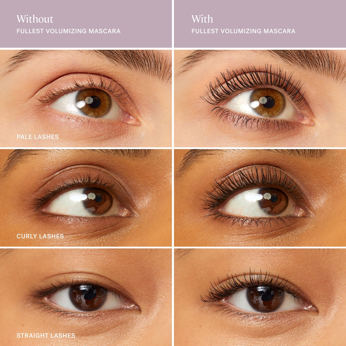 ILIA Fullest Volumizing Mascara Mini Classic Black application