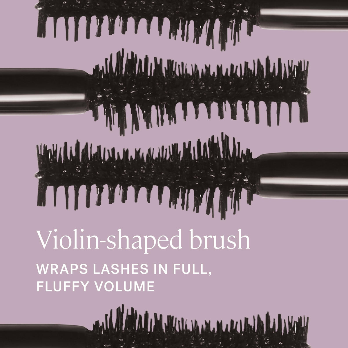 ILIA Fullest Volumizing Mascara Mini Classic Black with other makeup
