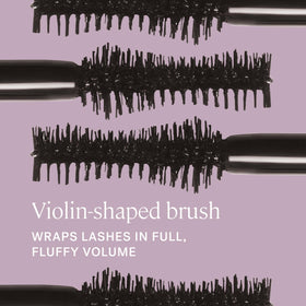 ILIA Fullest Volumizing Mascara Mini Classic Black with other makeup