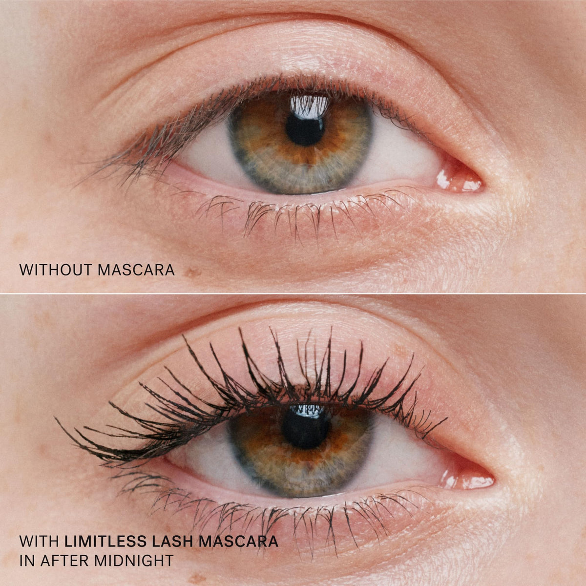 ILIA Limitless Lash Mascara After Midnight swatch on skin