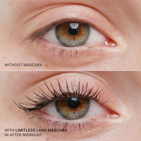 ILIA Limitless Lash Mascara After Midnight swatch on skin