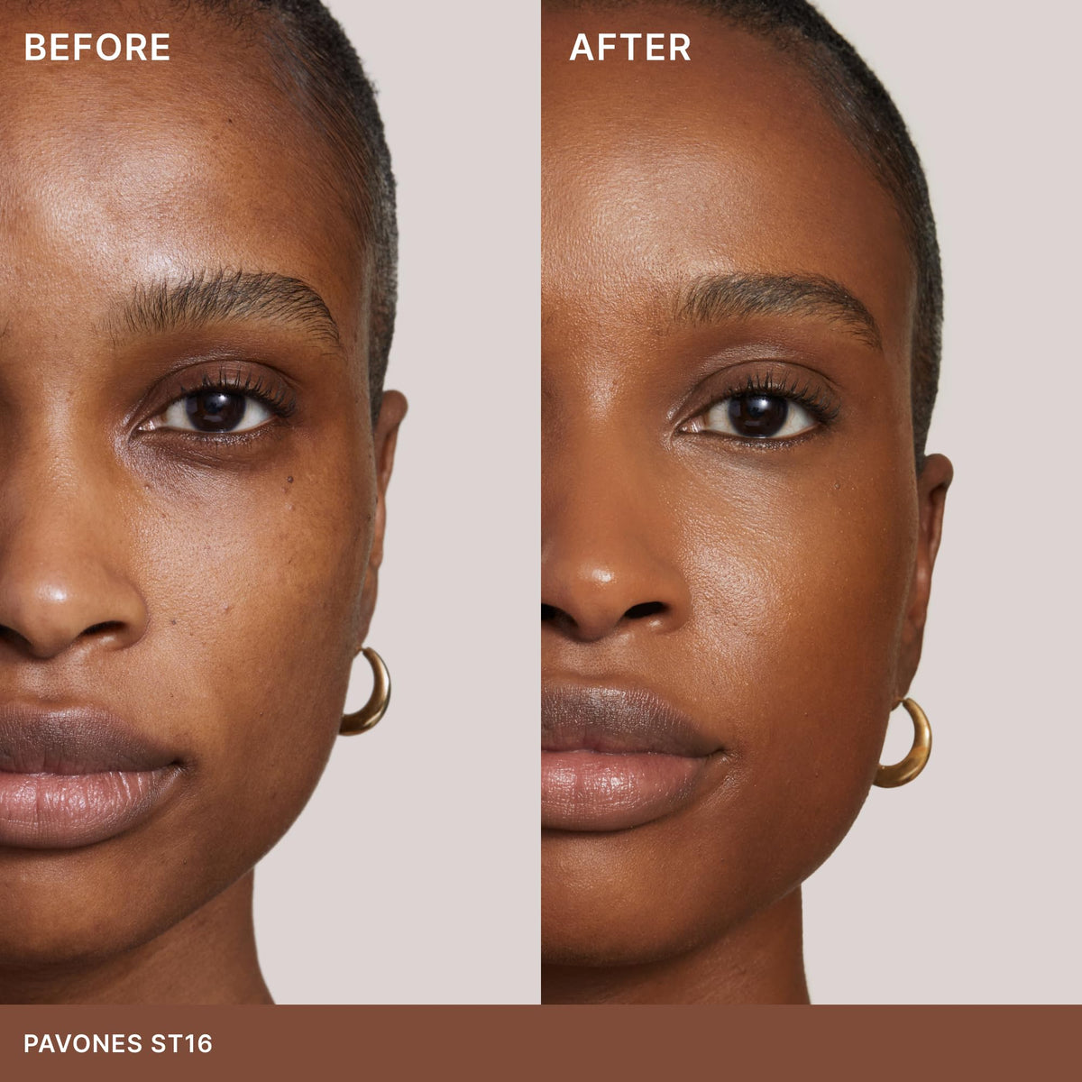 ILIA Super Serum Skin Tint SPF 40 Pavones ST16 swatch on skin