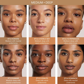 ILIA Super Serum Skin Tint SPF 40 Ramla Bay ST12.5 texture on skin