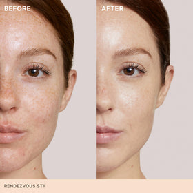 ILIA Super Serum Skin Tint SPF 40 Rendezvous ST1 swatch on skin