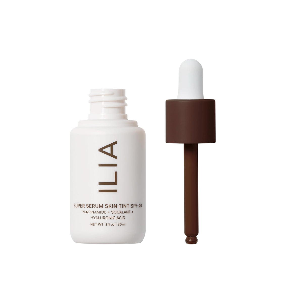 ILIA Super Serum Skin Tint SPF 40 Roque ST18 back view