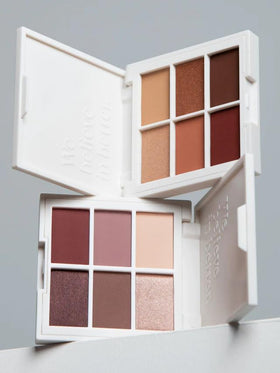 ILIA The Necessary Eyeshadow Palette with deep brick red and rich warm brown shades
