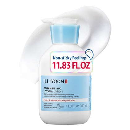 Illiyoon Ceramide Ato Lotion front view 11.83 fl. oz.