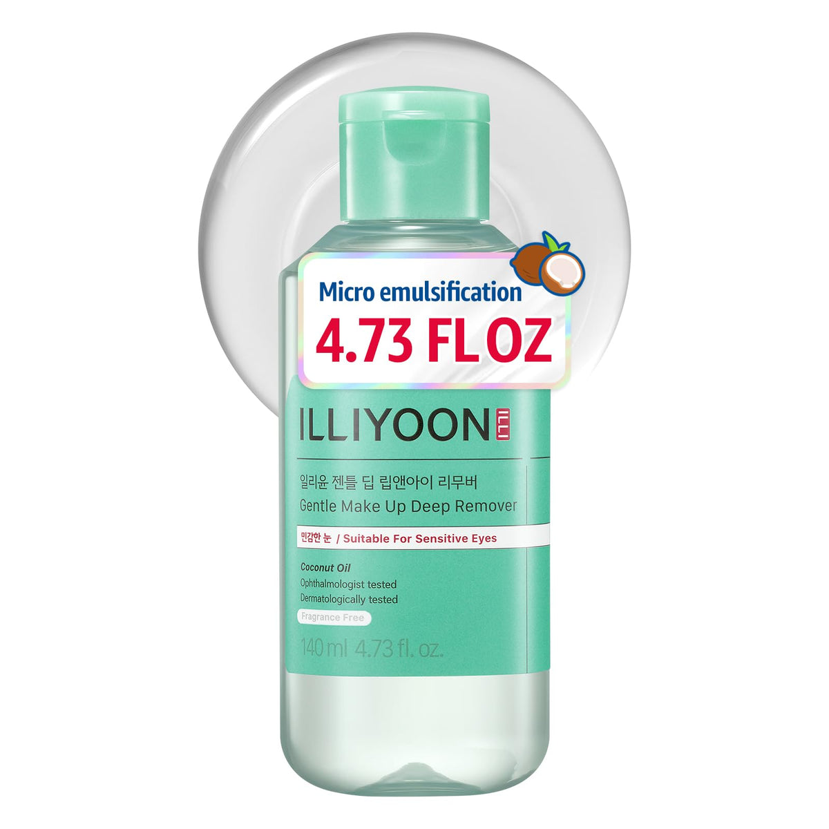Illiyoon Gentle Deep Eye Makeup Remover 4.73 fl. oz. front view