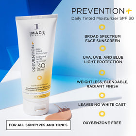 IMAGE Skincare PREVENTION+ Daily Tinted Moisturizer SPF 30 back view