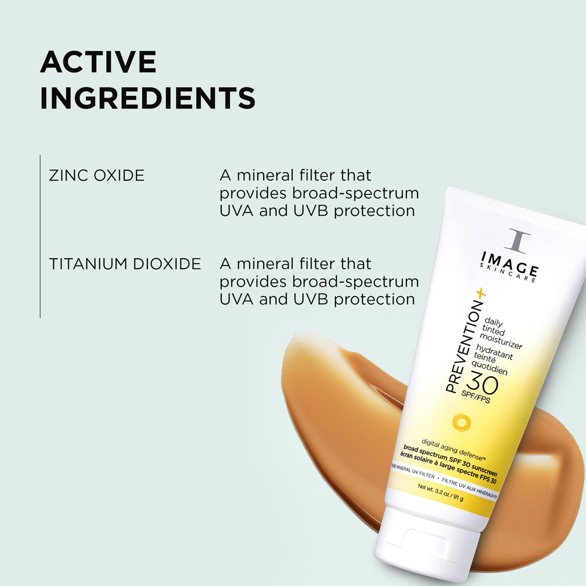 IMAGE Skincare PREVENTION+ Daily Tinted Moisturizer SPF 30 with packaging