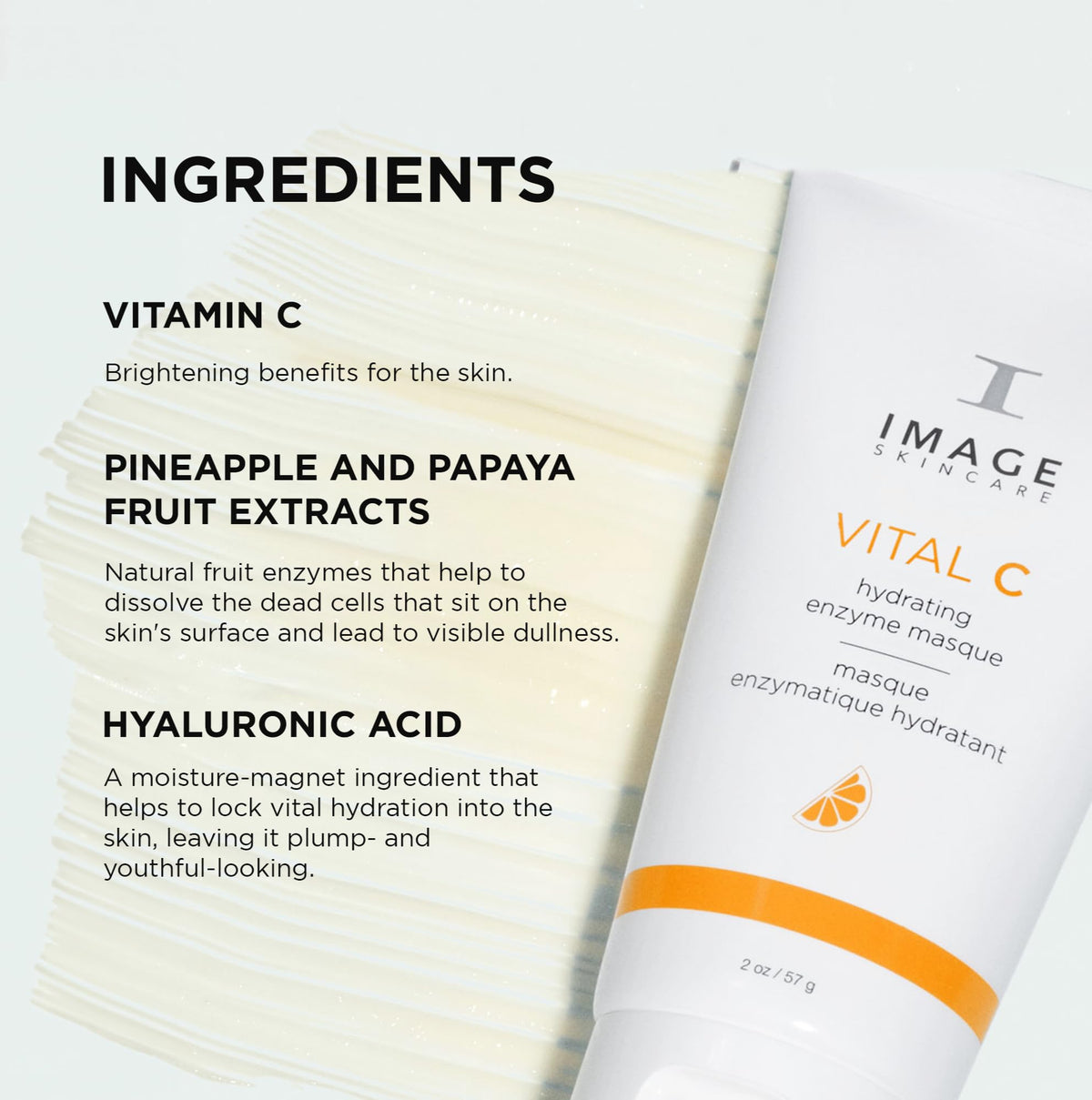 IMAGE Skincare VITAL C Hydrating Enzyme Masque texture close-up