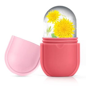 IMEASY Ice Roller for Face and Eye in pink, front view