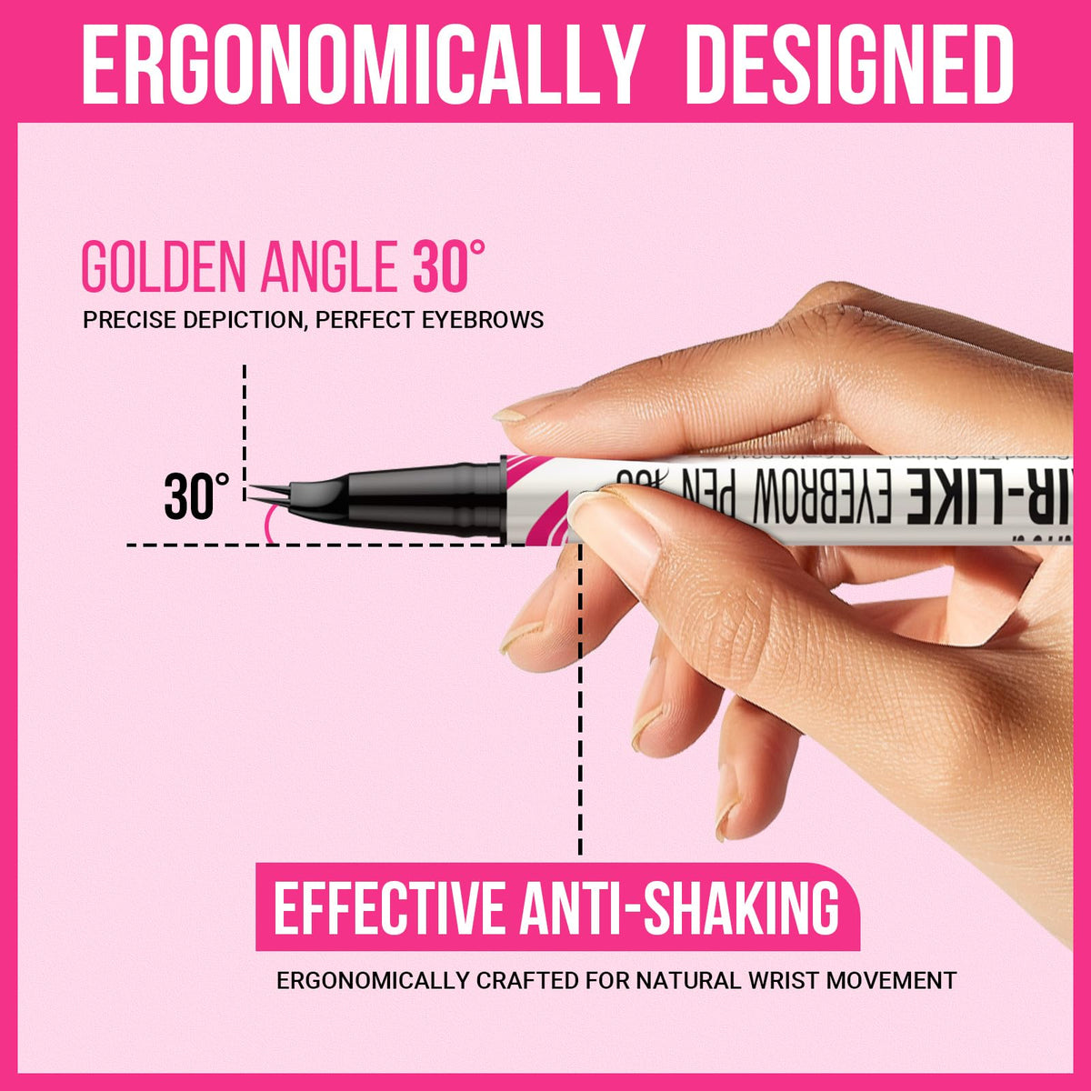 iMethod Curved Eyebrow Pen packaging with red bow detail