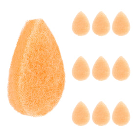 IMPRESA Facial Sponge front view with white exfoliating pad