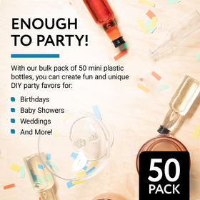 IMPRESA Mini Plastic Bottles 75ml showing airtight cap