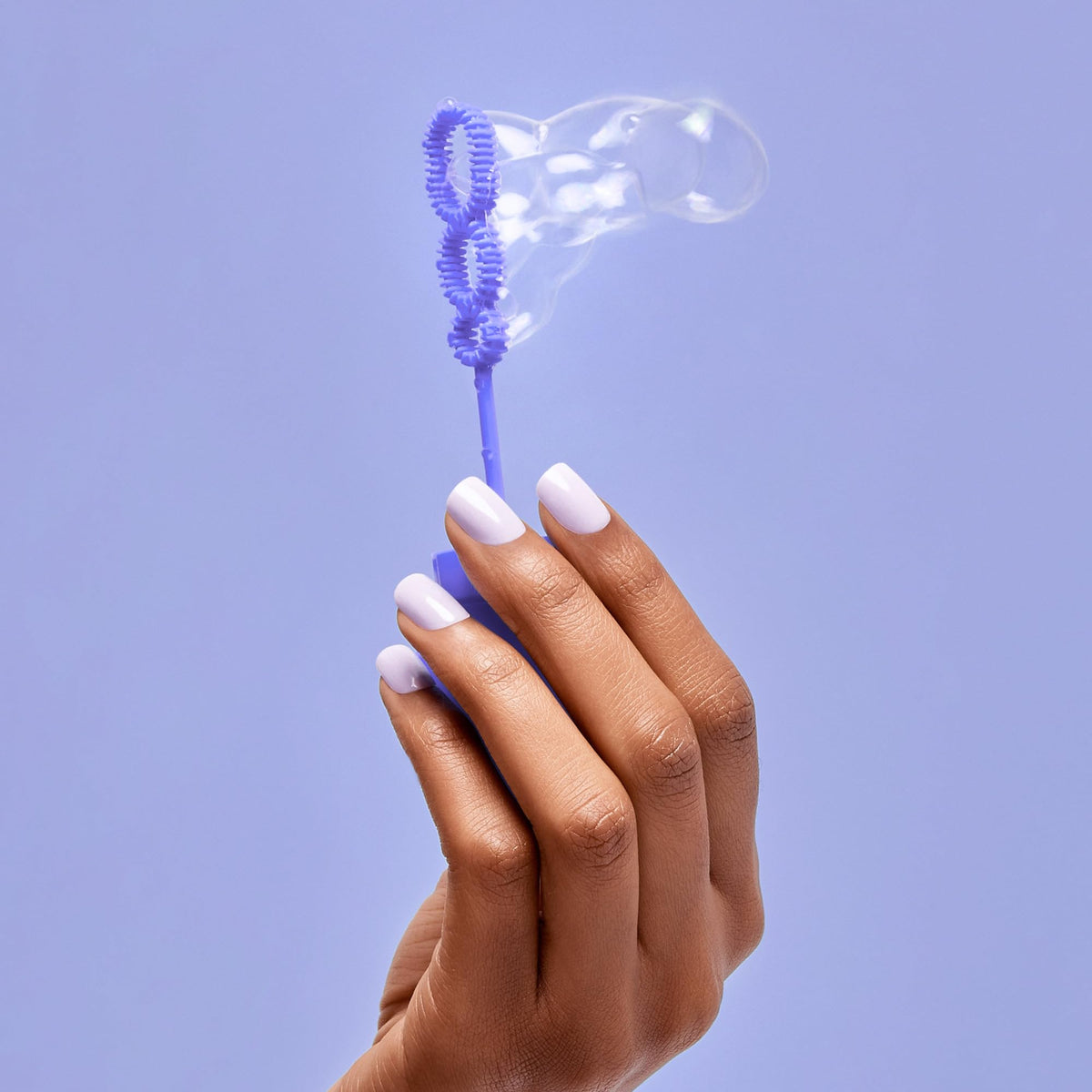 imPRESS Color Press-On Nails Picture Purplect application process