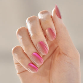 imPRESS ColorFX Press On Nails Kit contents including mini file and prep pad