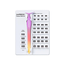 imPRESS Falsies Self Adhesive Eyelashes side view of lash band
