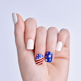 imPRESS Liberty No Glue Press On Nails packaging showing included items