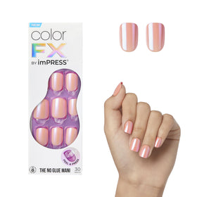 imPRESS No Glue Mani Press On Nails Satellite Pink front view