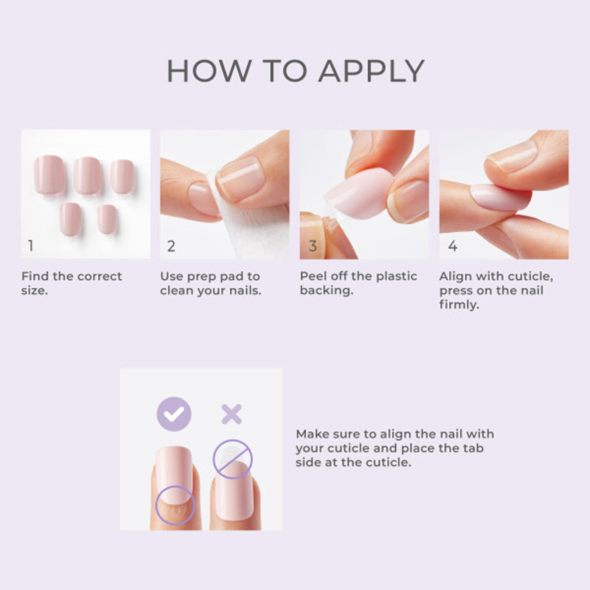 imPRESS Point Pink Press On Nails packaging details