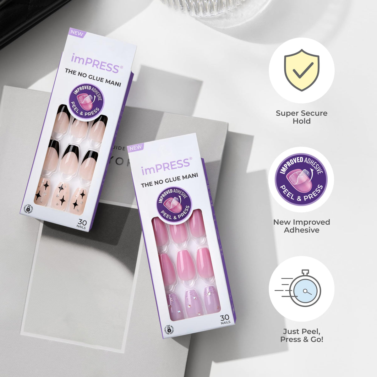 imPRESS Press-On Manicure Nail Kit side view