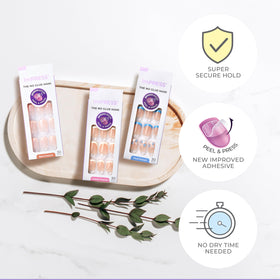 imPRESS Press On Nails French 'Fearless' application instructions