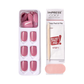 imPRESS Press-On Nails Kit packaging with Petal Pink nails