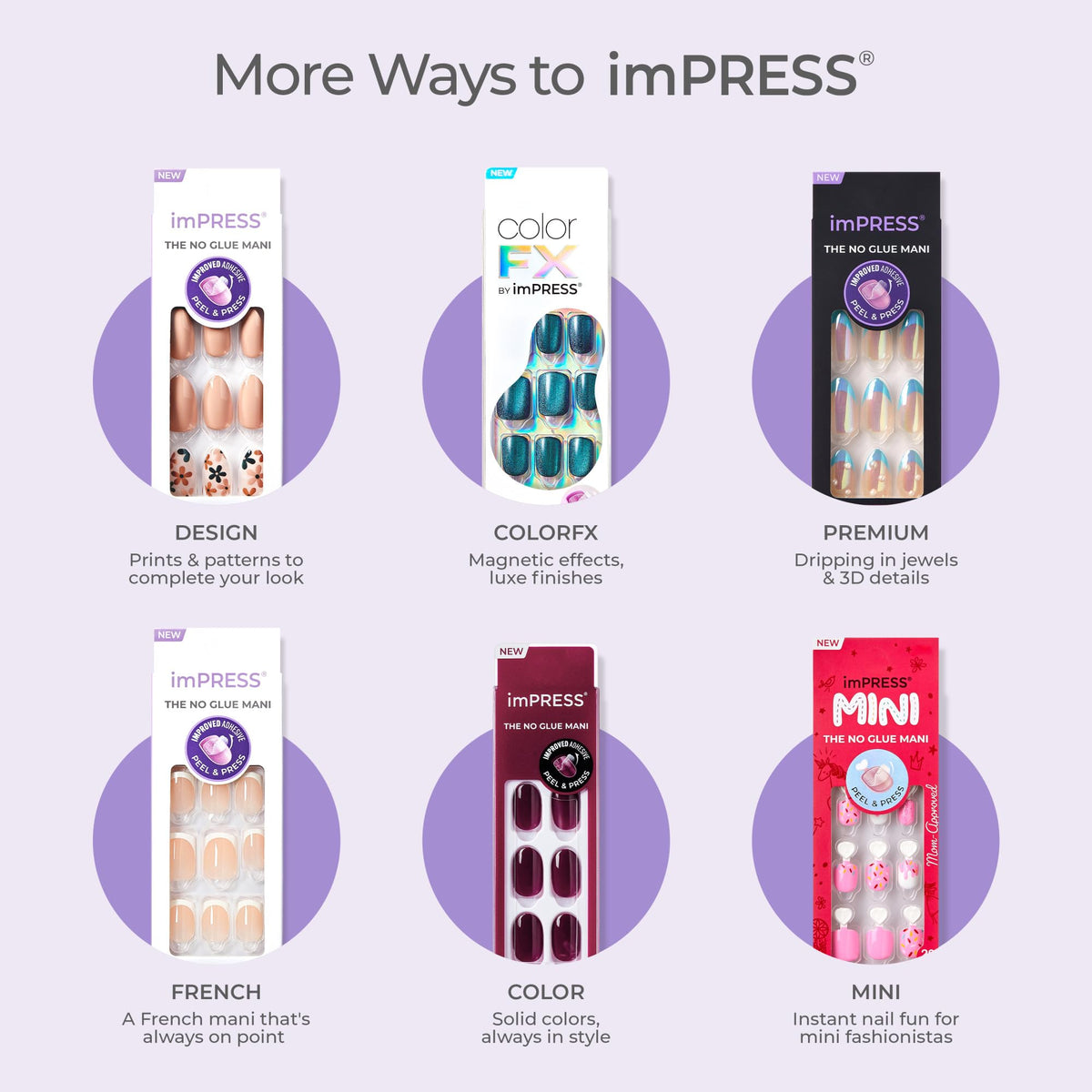 imPRESS Press-On Nails 'Pick Me Pink' application process