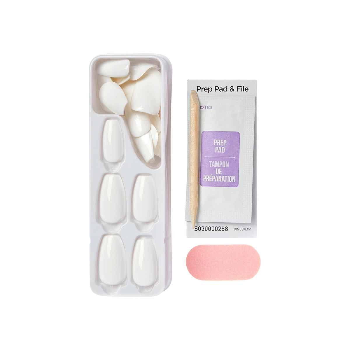 imPRESS Press-On Nails Set ‘Frosting’ back view of packaging
