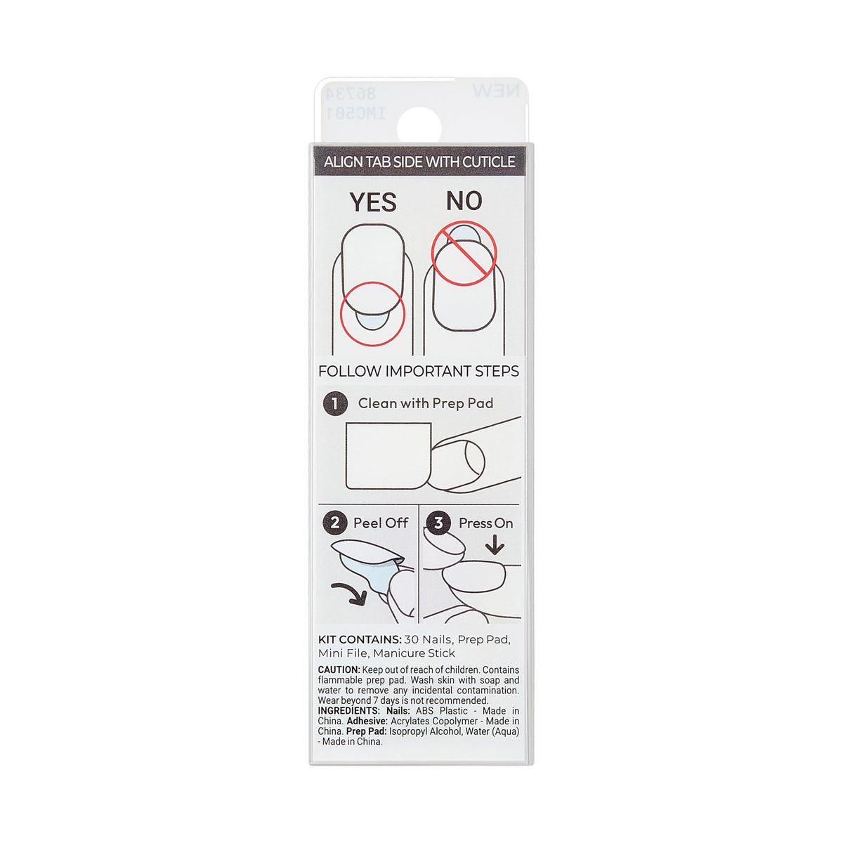 imPRESS Press-On Nails Set ‘Frosting’ nails in various colours