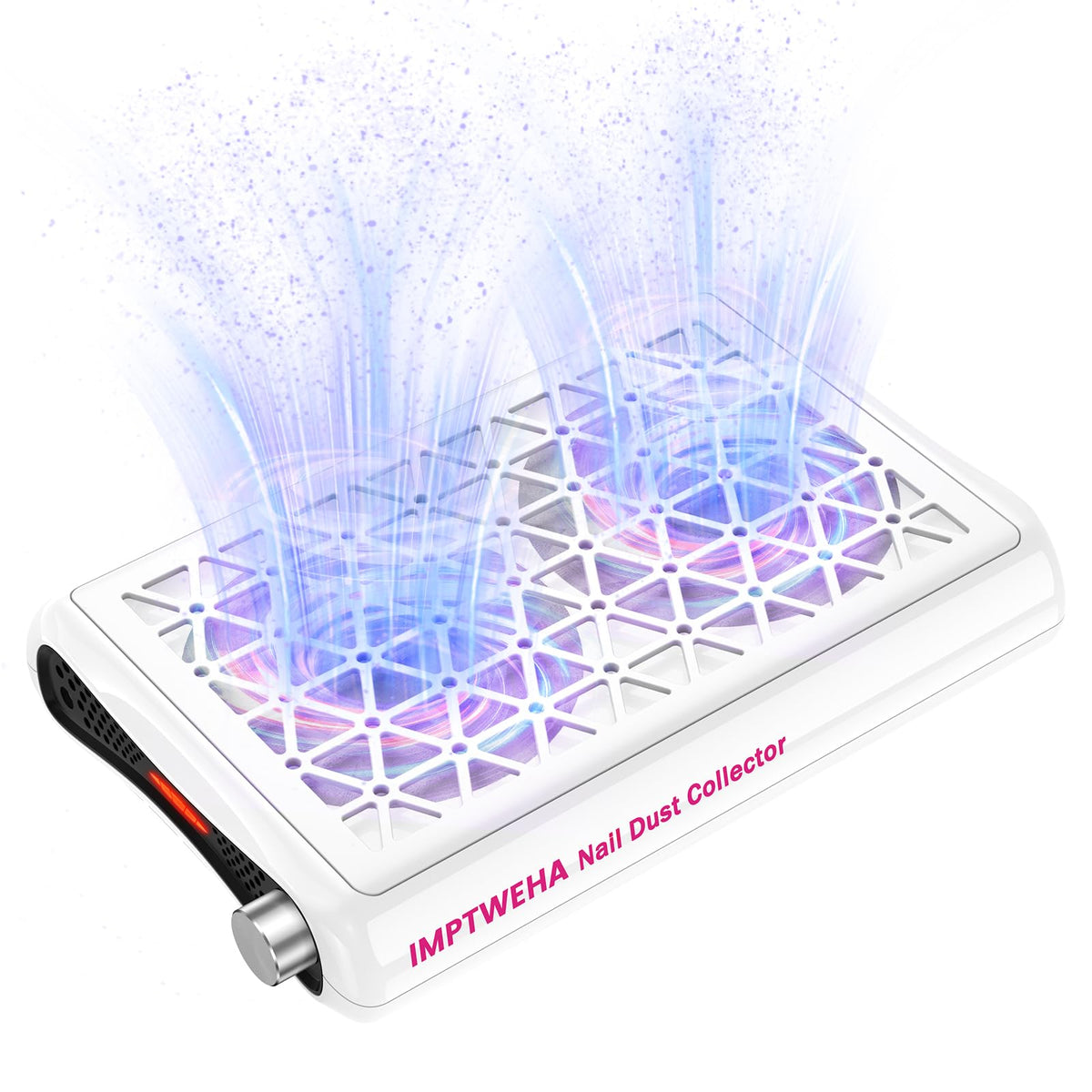 Imptweha Nail Dust Collector front view with LED display