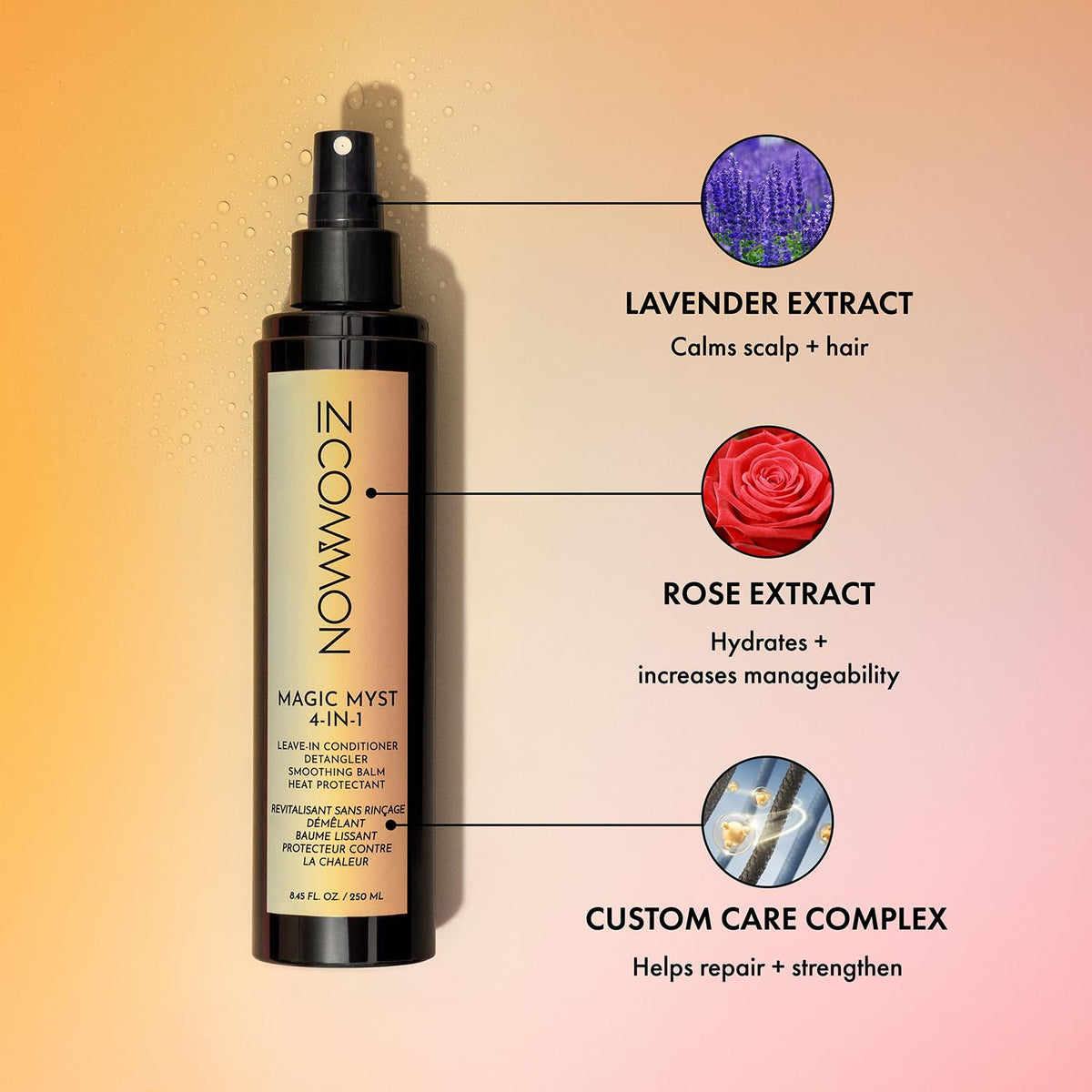 IN COMMON Mini Magic Myst 4-in-1 Spray side view