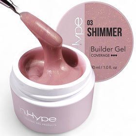 IN.HYPE Camouflage Builder Gel Shimmer Nude front view
