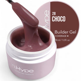 IN.HYPE Camouflage Hard Builder Gel in Choco front view