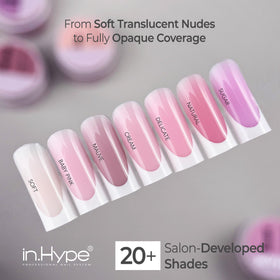 IN.HYPE Camouflage Hard Builder Gel texture close-up