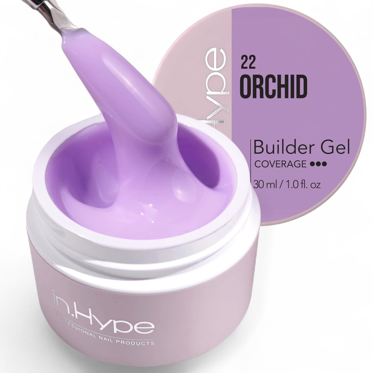 IN.HYPE Sculpting Gel purple orchid front view 82g