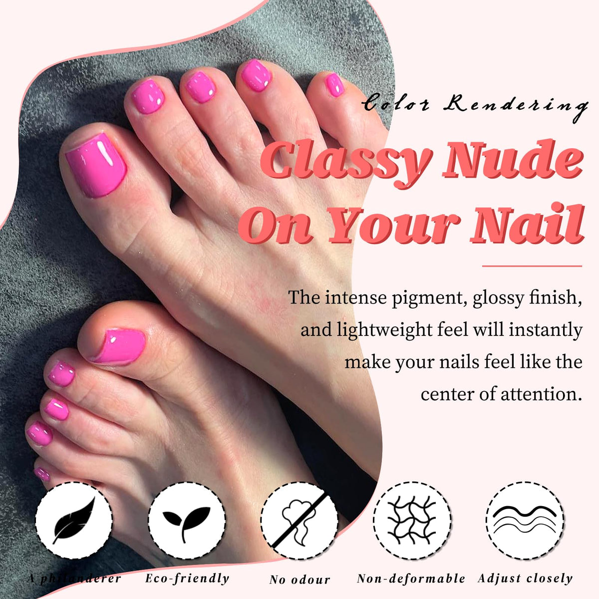 Included nail glue and adhesive tabs in the kit