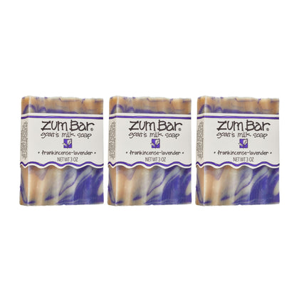 Indigo Wild Goat's Milk Soap Bar Frankincense-Lavender front view