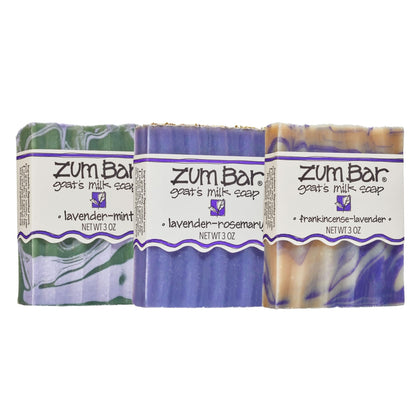 Indigo Wild Goat's Milk Soap Bar Lavender Blend front view