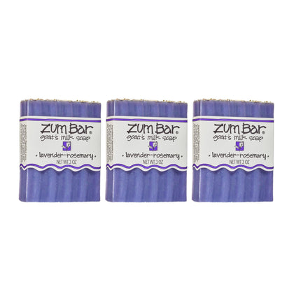 Indigo Wild Goat's Milk Soap Bar Lavender-Rosemary front view