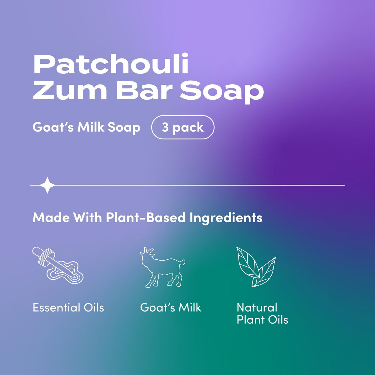 Indigo Wild Goat's Milk Soap Bar packaging with essential oils
