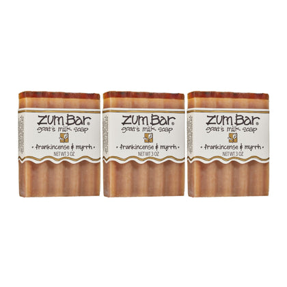 Indigo Wild Zum Goat's Milk Soap Bar Frankincense & Myrrh front view