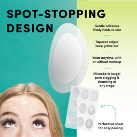Individual Dots for Spots Pimple Patch on skin