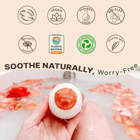 Individual wrapping of Beauty by Earth bath bomb