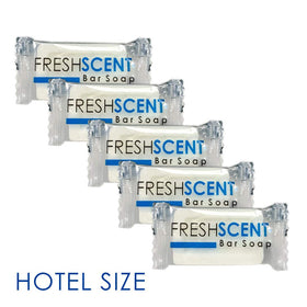 Individually wrapped Freshscent Bar Soap close-up